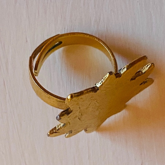 Agatha Paris💫 Starburst Gold Adjustable Ring - Picture 11 of 16